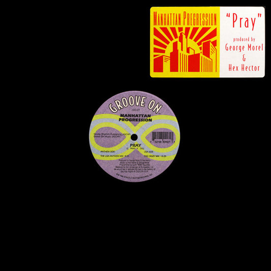 Manhattan Progressio - Pray - Used Vinyl Record 12"