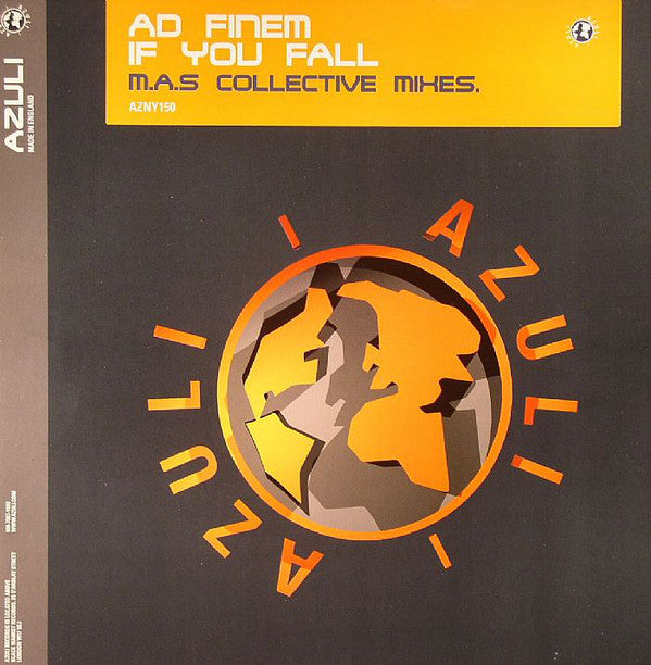 Ad Finem - If You Fall (M.A.S. Collective Mixes) - Used Vinyl Record