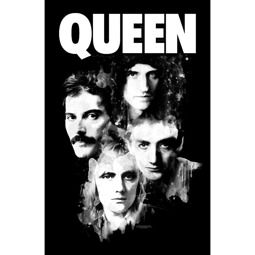 Queen - Textile Poster: Faces - Art Posters