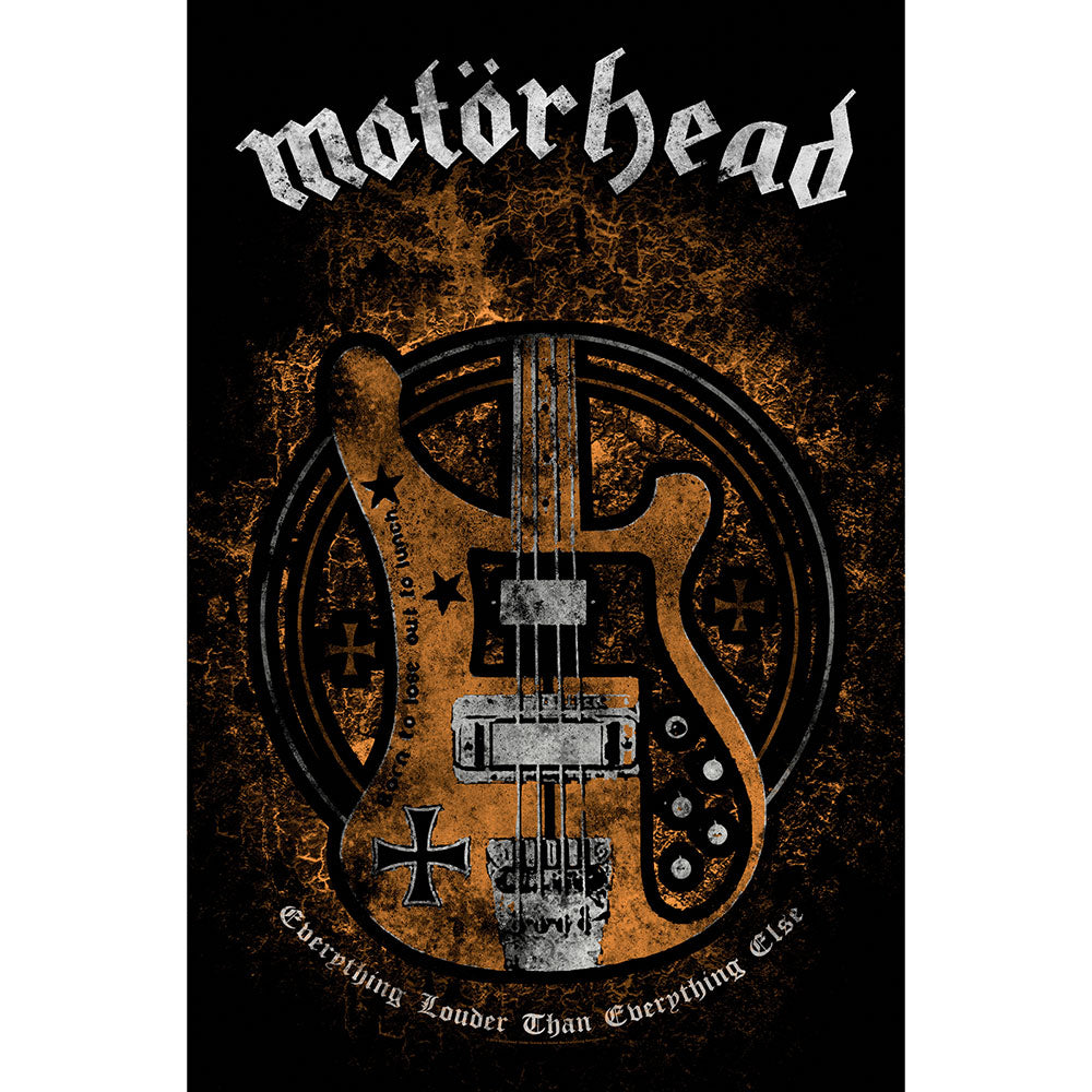 Motorhead - Textile Poster: Lemmy's Bass - Art Posters