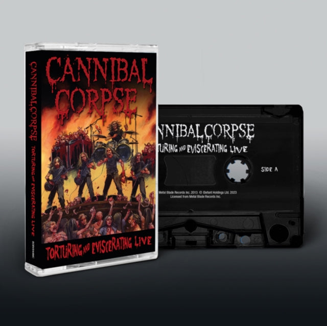 CANNIBAL CORPSE - TORTURING AND EVISCERATING LIVE - New Cassette