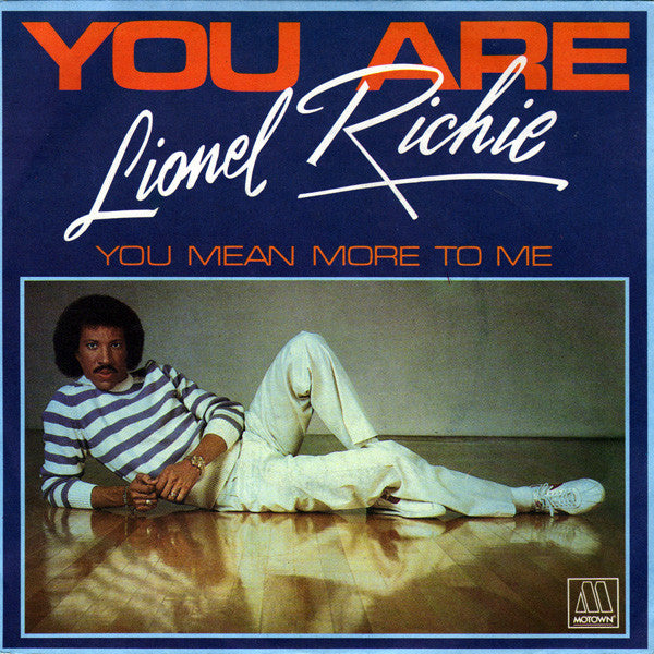 Lionel Richie - You Are - Used Vinyl Record 7"