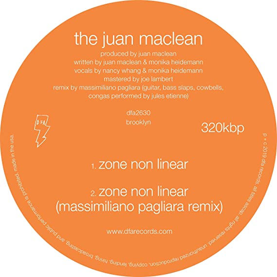 JUAN MACLEAN - WHAT DO YOU FEEL FREE ABOUT - Vinyl Record 12" RECORD