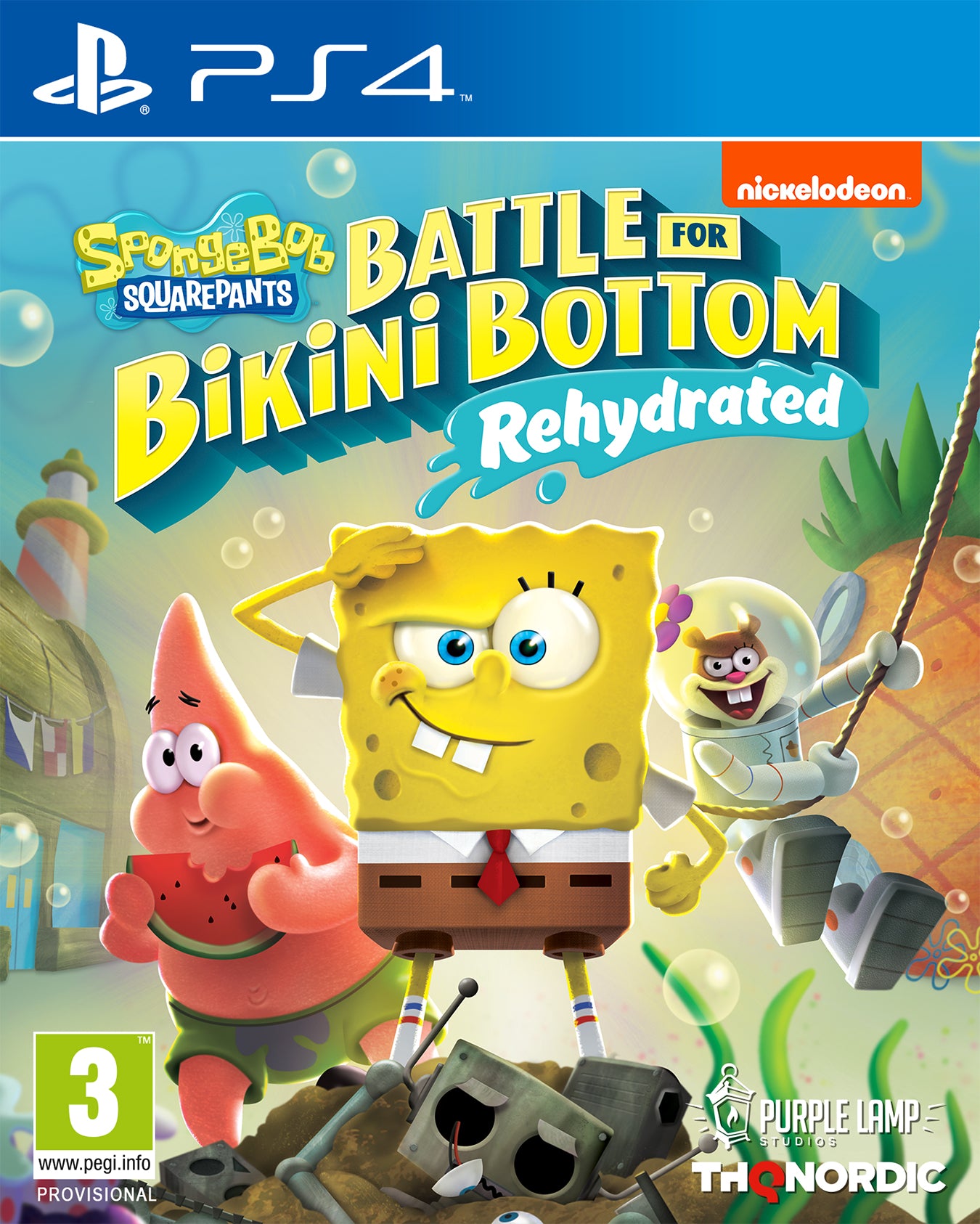 Spongebob SquarePants: Battle for Bikini Bottom - Rehydrated /PS4 - P