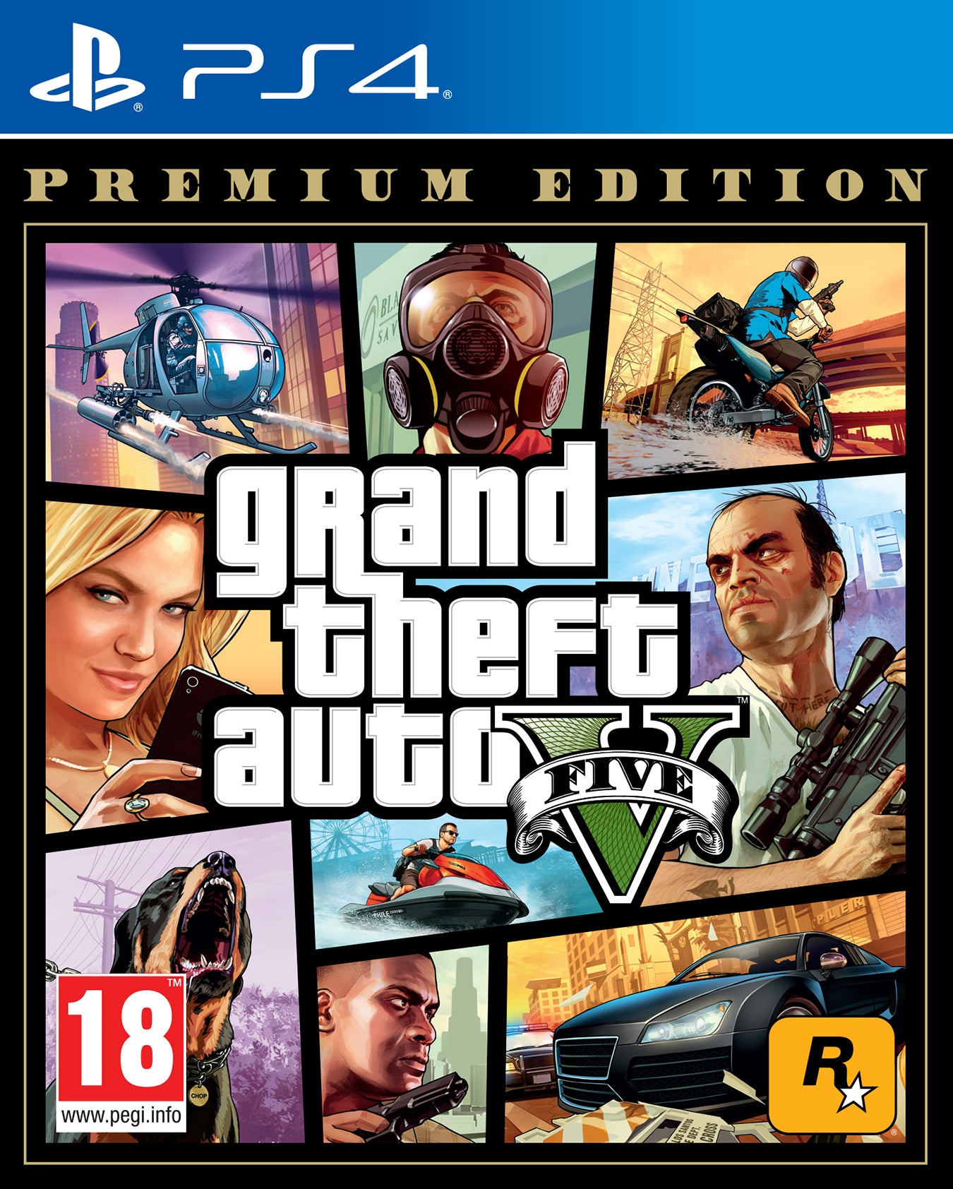 GTA - Grand Theft Auto V Cesp - New PS4