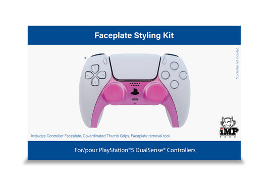IMP DualSense Controller Styling Kit - Faceplate Shell & Thumbs Grips