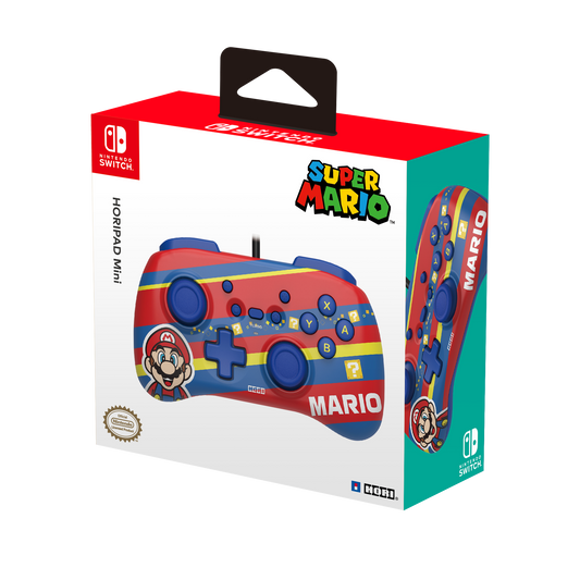 HORI Super Mario HoriPad Mini Wired Controller (Mario) /Switch - New