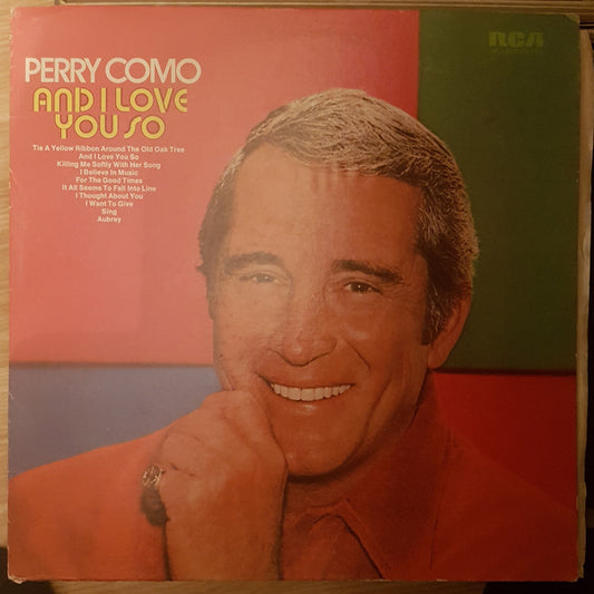 Perry Como - And I Love You So - Used Vinyl Record