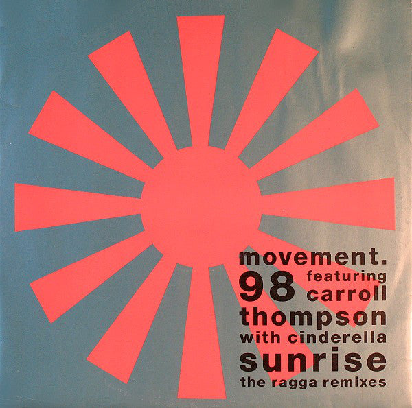 Movement 98 - Sunrise (The Ragga Remixes) - Used Vinyl Record 12"