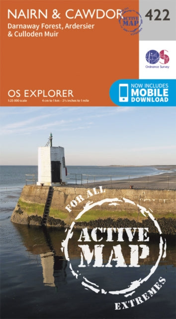 Ordnance Survey - Nairn and Cawdor : 422 - New Sheet map