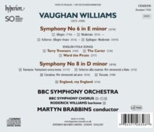 BBC SYMPHONY ORCHEST - VAUGHAN WILLIAMS: SYMPHONIES NOS. 6 & 8 - New C