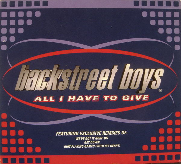 Backstreet Boys - All I Have To Give - Used CD