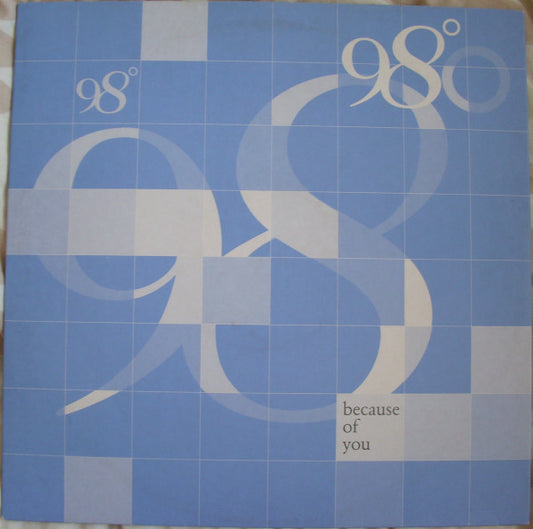 98 Degrees - Because Of You - Used Vinyl Record 12"