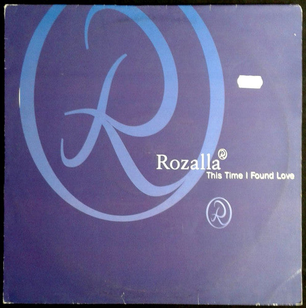 Rozalla - This Time I Found Love - Used Vinyl Record 12"