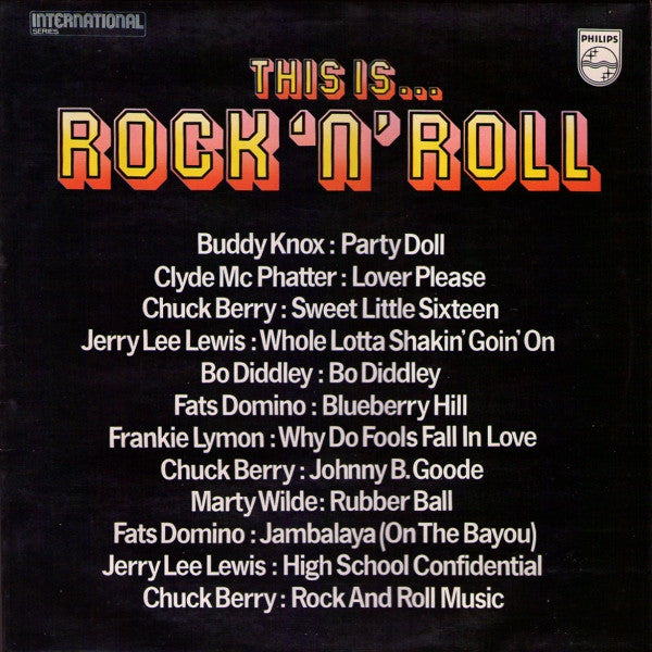 Various - This Is ... Rock 'N'Roll - Used Vinyl Record
