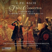 MOST/DANISH SINFONIE - BACHFLUTE CONCERTOS - CD