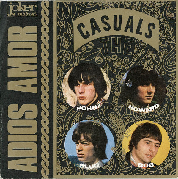 Casuals - Adios Amor / Don't Dream Of Yesterday - Used Vinyl Record 7