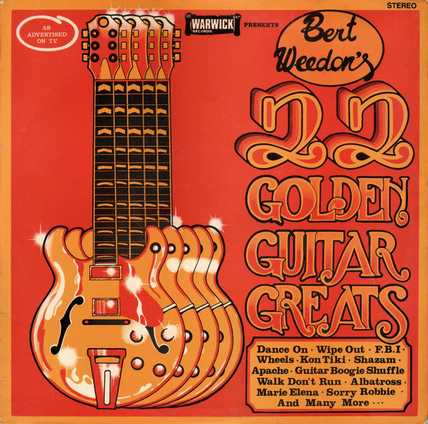 Bert Weedon - 's 22 Golden Guitar Greats - Used Vinyl Record