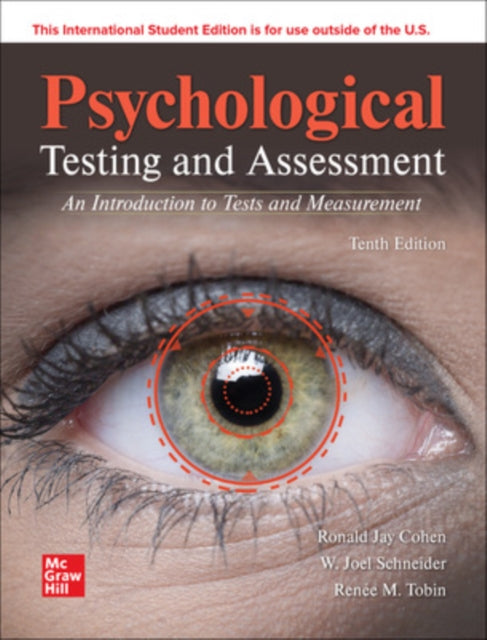Renee Tobin - Psychological Testing and Assessment ISE - New Paperback