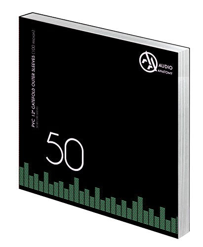 AUDIO ANATOMY - 50 X 12Inch PVC Gatefold Outer Sleeves (100 Micron) -