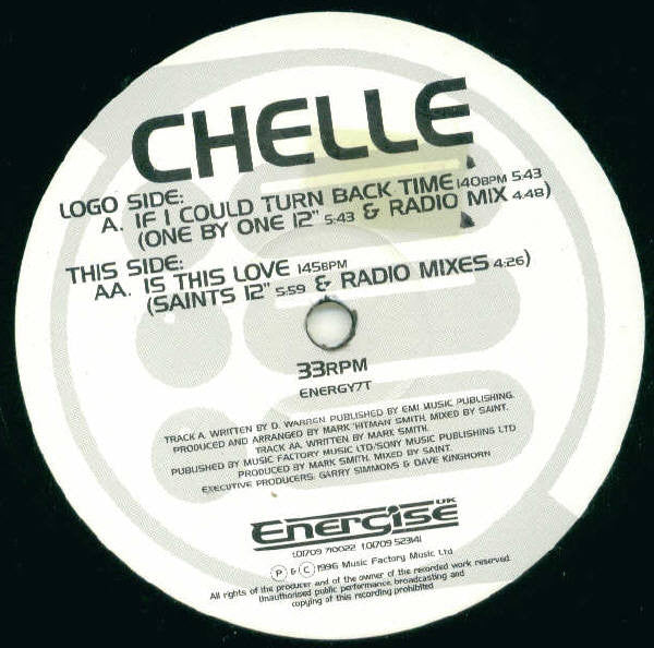 Chelle - If I Could Turn Back Time / Is This Love - Used Vinyl Record