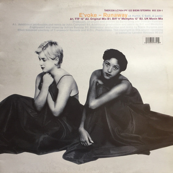 E'voke - Runaway - Used Vinyl Record 12"