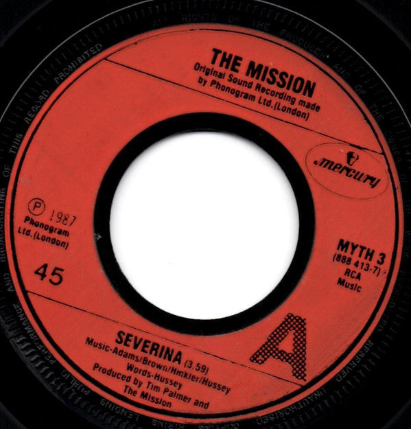 Mission - Severina - Used Vinyl Record 7"