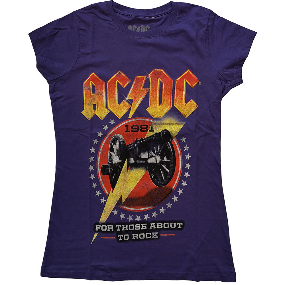 AC/DC - tshirt - Ladies - Short Sleeves - Large