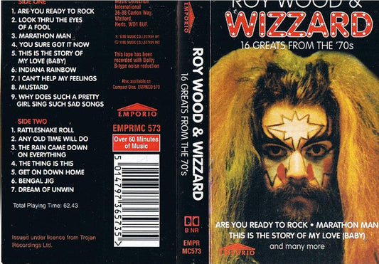 Roy Wood - 16 Greats From The '70s - Used Cassette