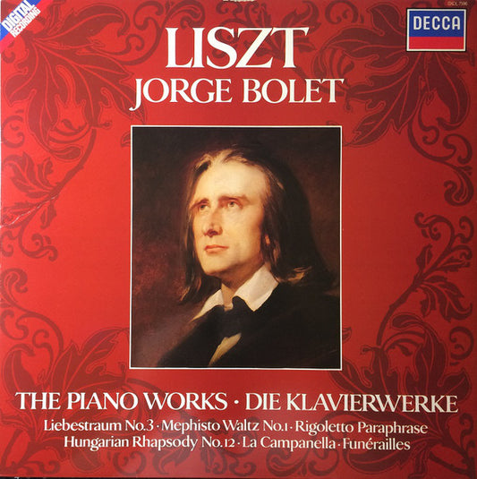 Franz Liszt - Piano Works - Die Klavierwerke - Used Vinyl Record