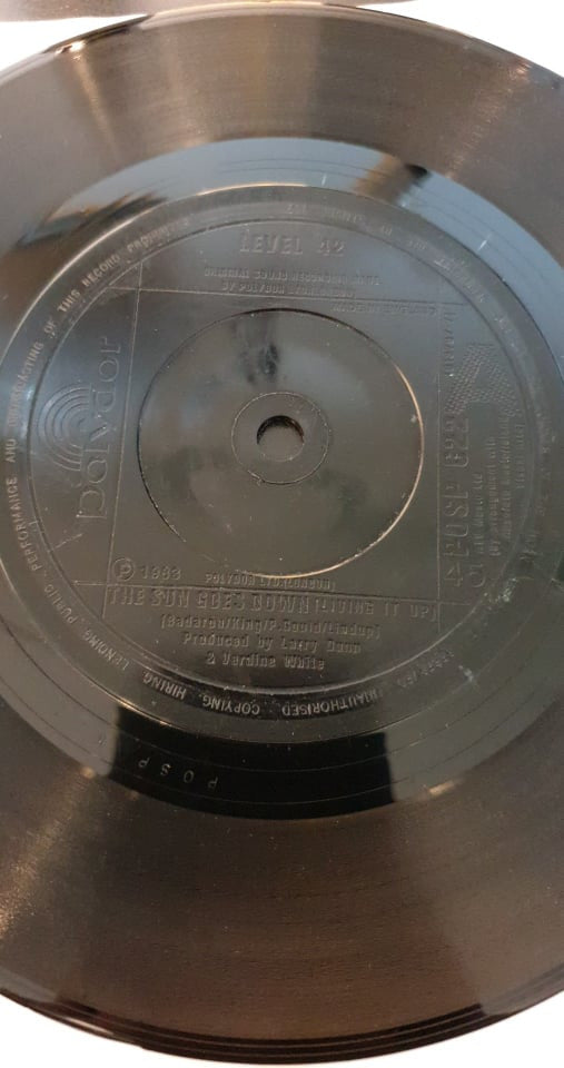 Level 42 - Sun Goes Down (Living It Up) - Used Vinyl Record 7"