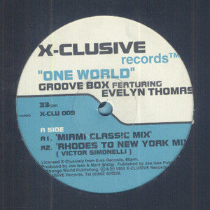 Groove Box - One World - Used Vinyl Record 12"