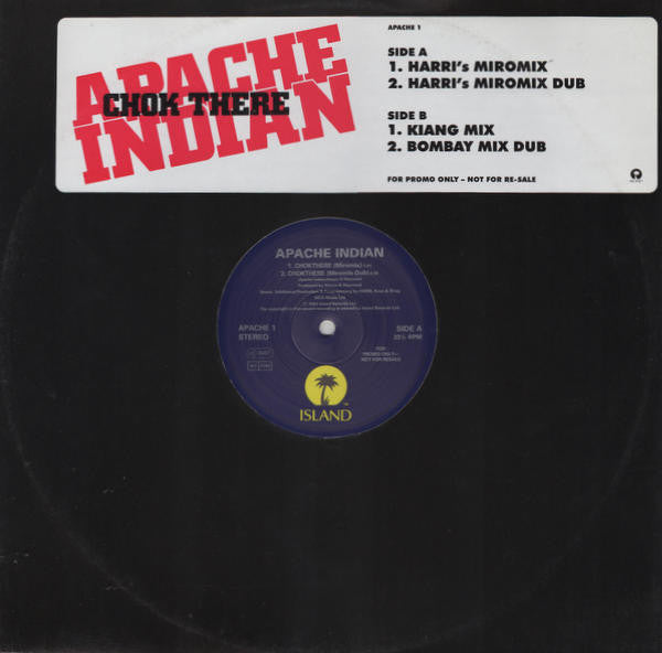 Apache Indian - Chok There - Used Vinyl Record 12"