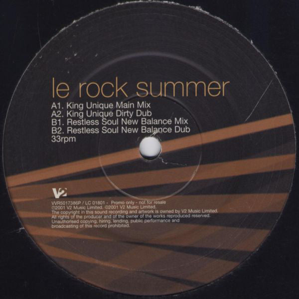 Rinocerose - Le Rock Summer - Used Vinyl Record 12"