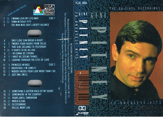 Gene Pitney - Original Recordings - 20 Greatest Hits - Used Cassette