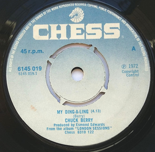 Chuck Berry - My Ding-A-Ling - Used Vinyl Record 7"