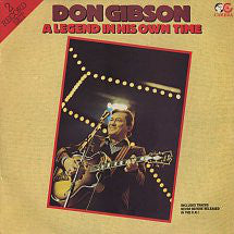 Don Gibson - A Legend In His Own Time - Used Vinyl Record