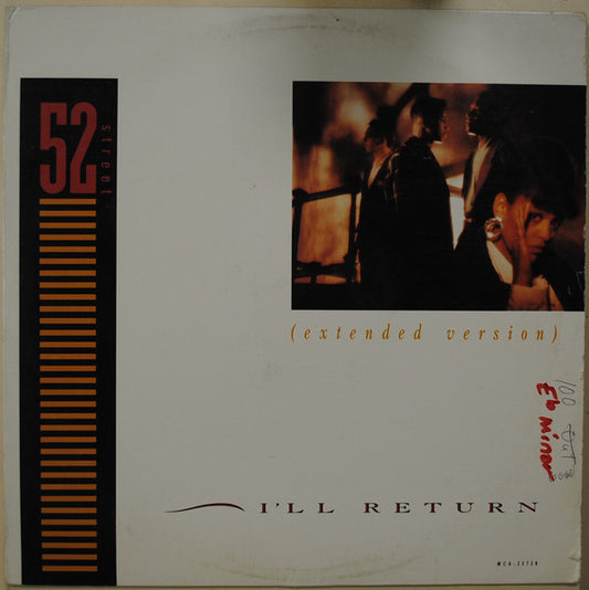52nd Street - I'll Return (Extended Version) - Used Vinyl Record 12"