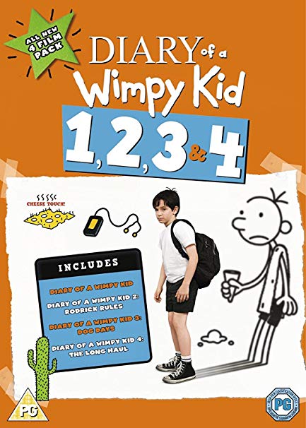 Diary of a Wimpy Kid 1, 2, 3 & 4 - DVD
