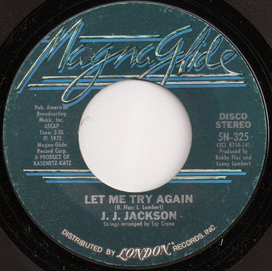 J.J. Jackson - Let Me Try Again - Used Vinyl Record 7"