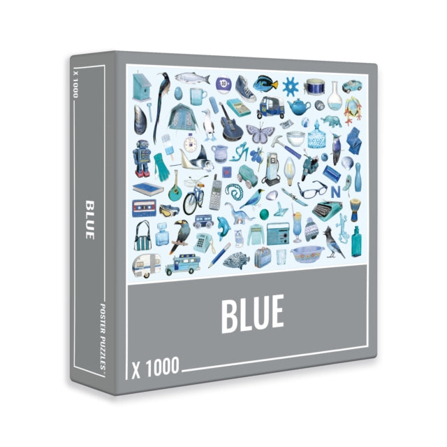Blue Jigsaw Puzzle (1000 pieces) - Paperback
