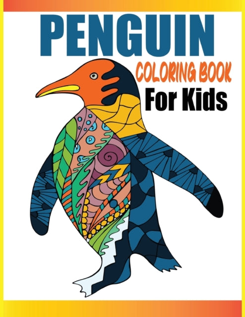 books - PENGUIN Coloring Book For Kids   A Coloring Book with Beautifu