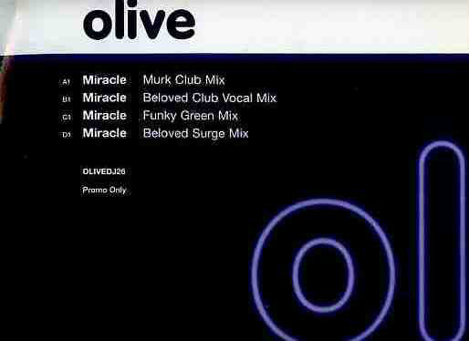Olive - Miracle - Used Vinyl Record 12"