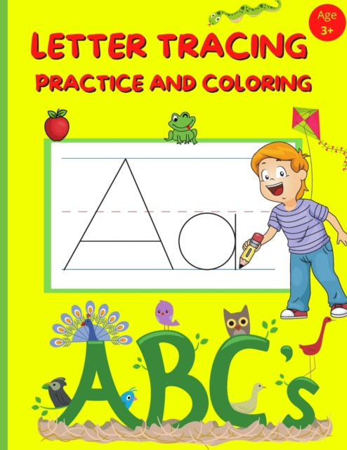 Books - LETTER TRACING PRACTICE AND COLORING  Preschool Alphabet Handw