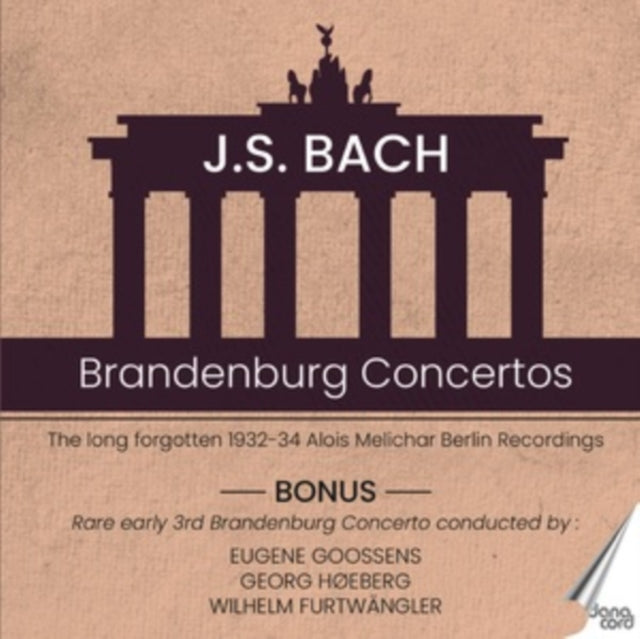BERLIN PO/MELICHAR - BACH - BRANDENBURG CONCERTOS - CD