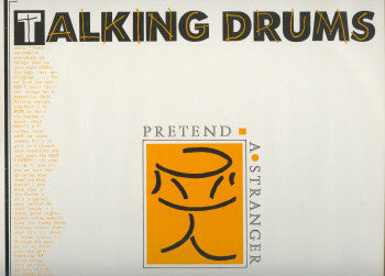 Talking Drums - Pretend A Stranger - Used Vinyl Record 12"