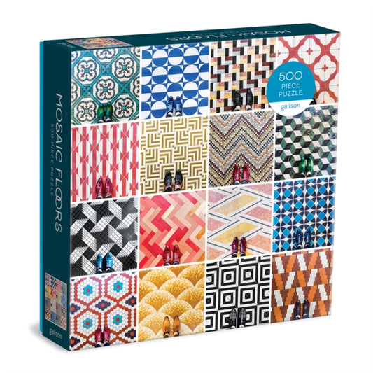 Galison - Mosaic Floors 500 Piece Puzzle - New Jigsaw Puzzle
