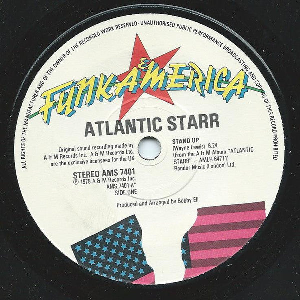 Atlantic Starr - Stand Up - Used Vinyl Record 7"