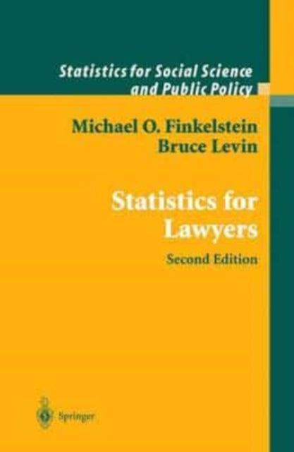 Finkelstein - Statistics for Lawyers - New paperback or softback