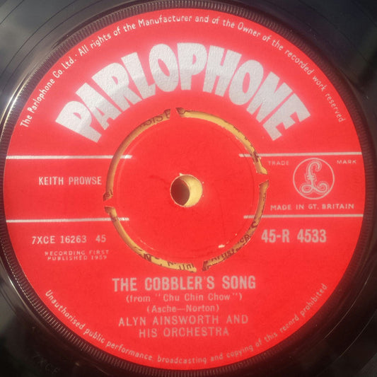 Alyn Ainsworth Orche - Cobbler's Song - Used Vinyl Record 7"